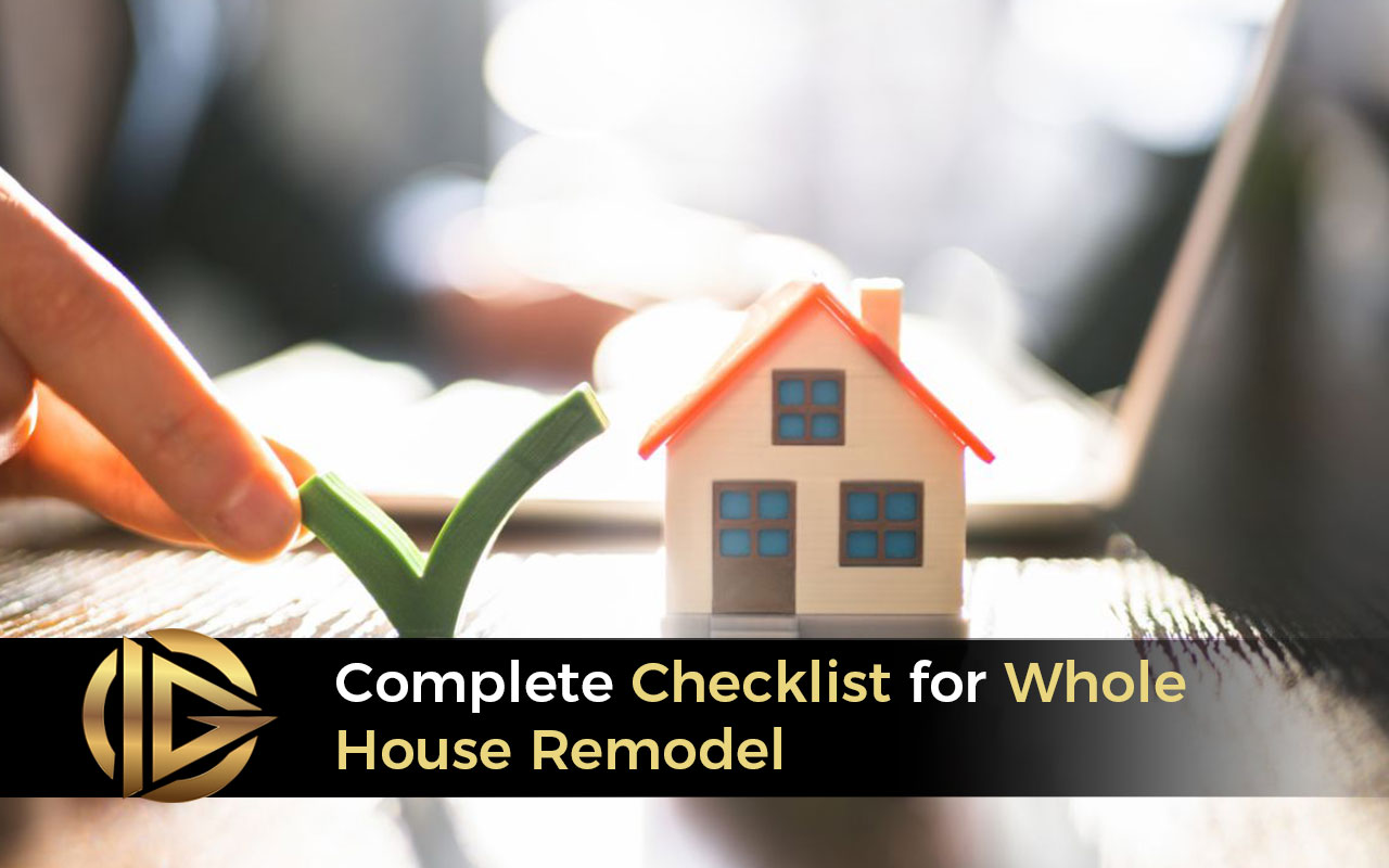 Complete Checklist for Whole House Remodel